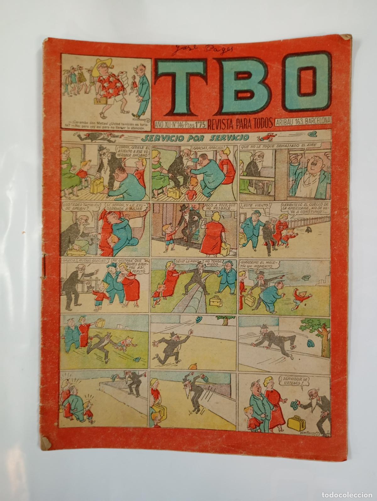 Tebeos: TBO N&ordm; XLI. N&ordm; 146. REVISTA PARA TODOS. TDKR94