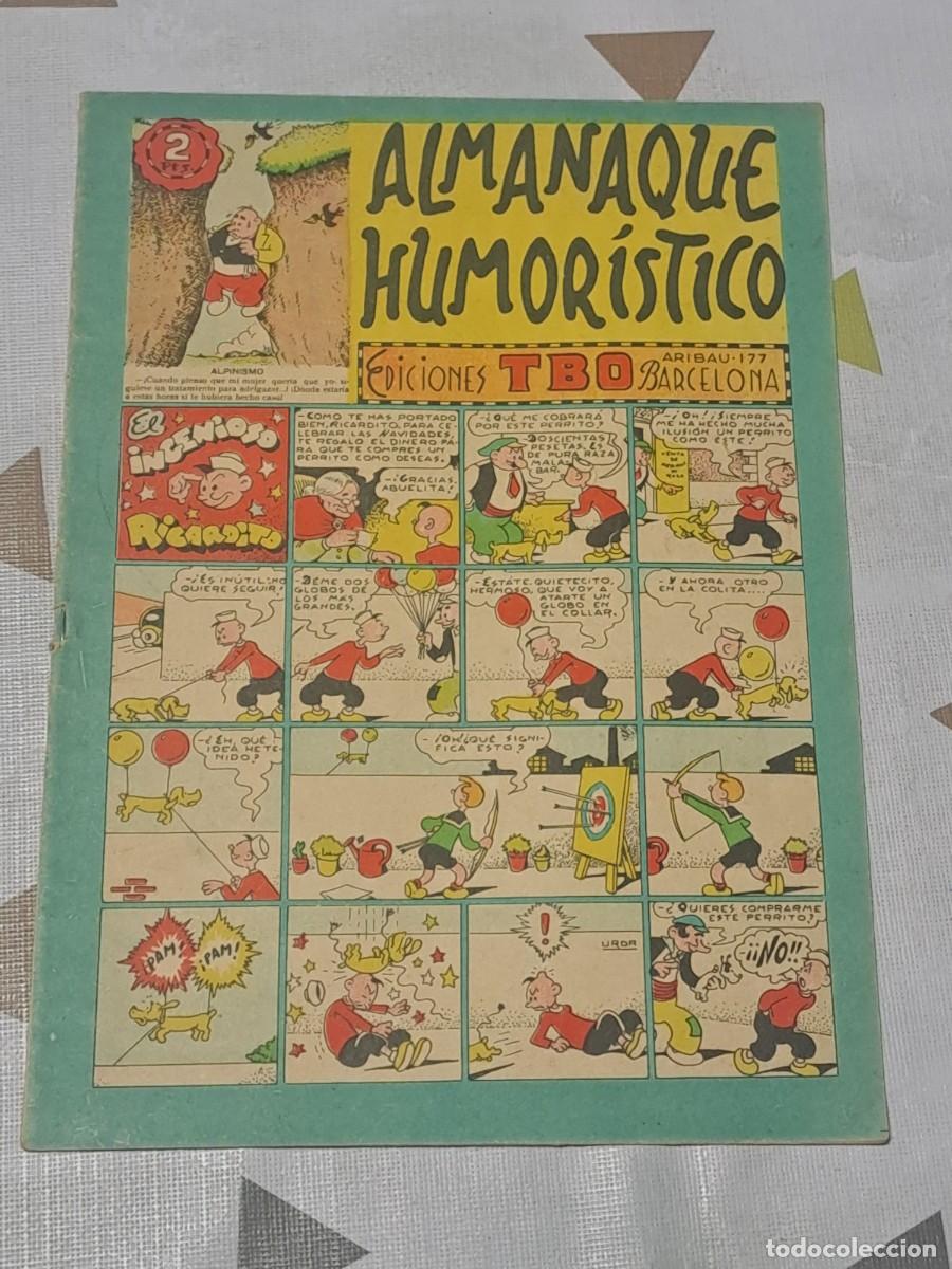 Tebeos: Almanaque humoristico, el ingenioso Ricardito, Buigas en buen estado