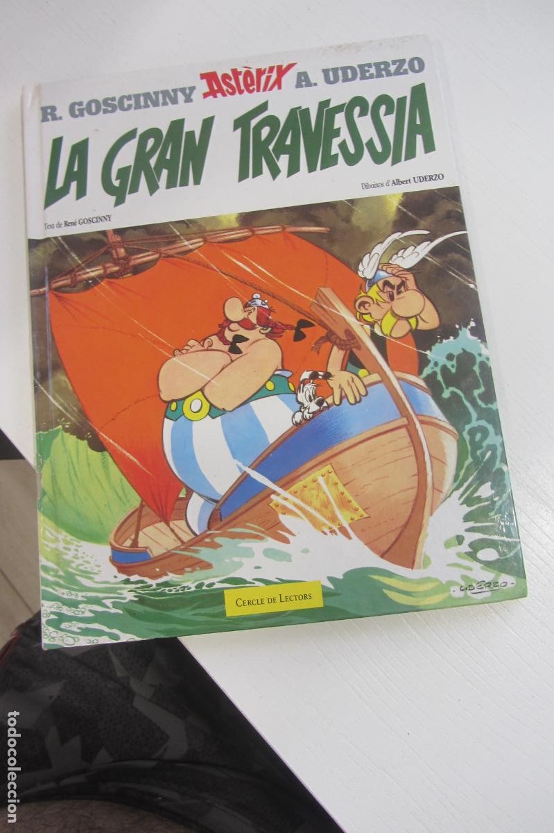 Tebeos: ASTERIX, LA GRAN TRAVESIA N&ordm; 22 TAPA DURA GOSCINNY - UDERZO EN CATAL&Aacute;N CERCLE LECTORS ARX375