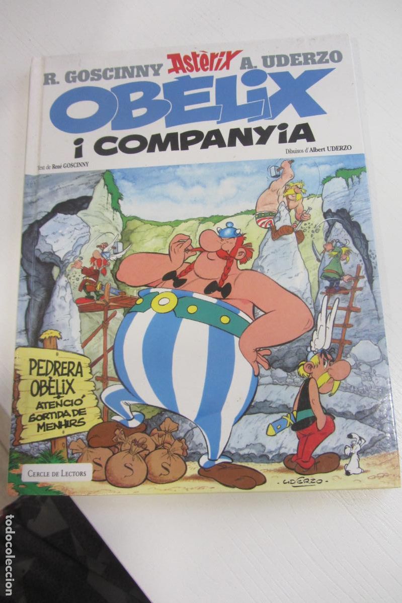 Tebeos: ASTERIX N&ordm; 23 OBELIX I COMPANYIA TAPA DURA GOSCINNY - UDERZO EN CATAL&Aacute;N CERCLE LECTORS ARX375