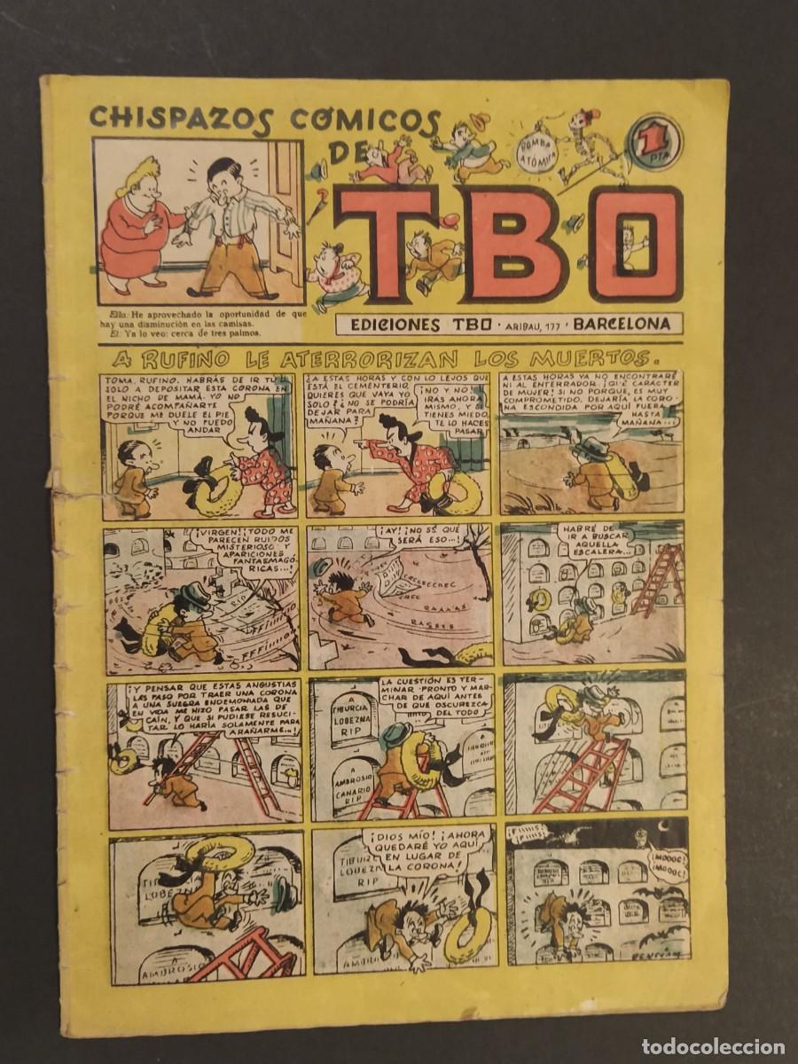 Tebeos: CHISPAZOS COMICOS DE TBO - COMIC ANTIGUO ORIGINAL -VER FOTOS
