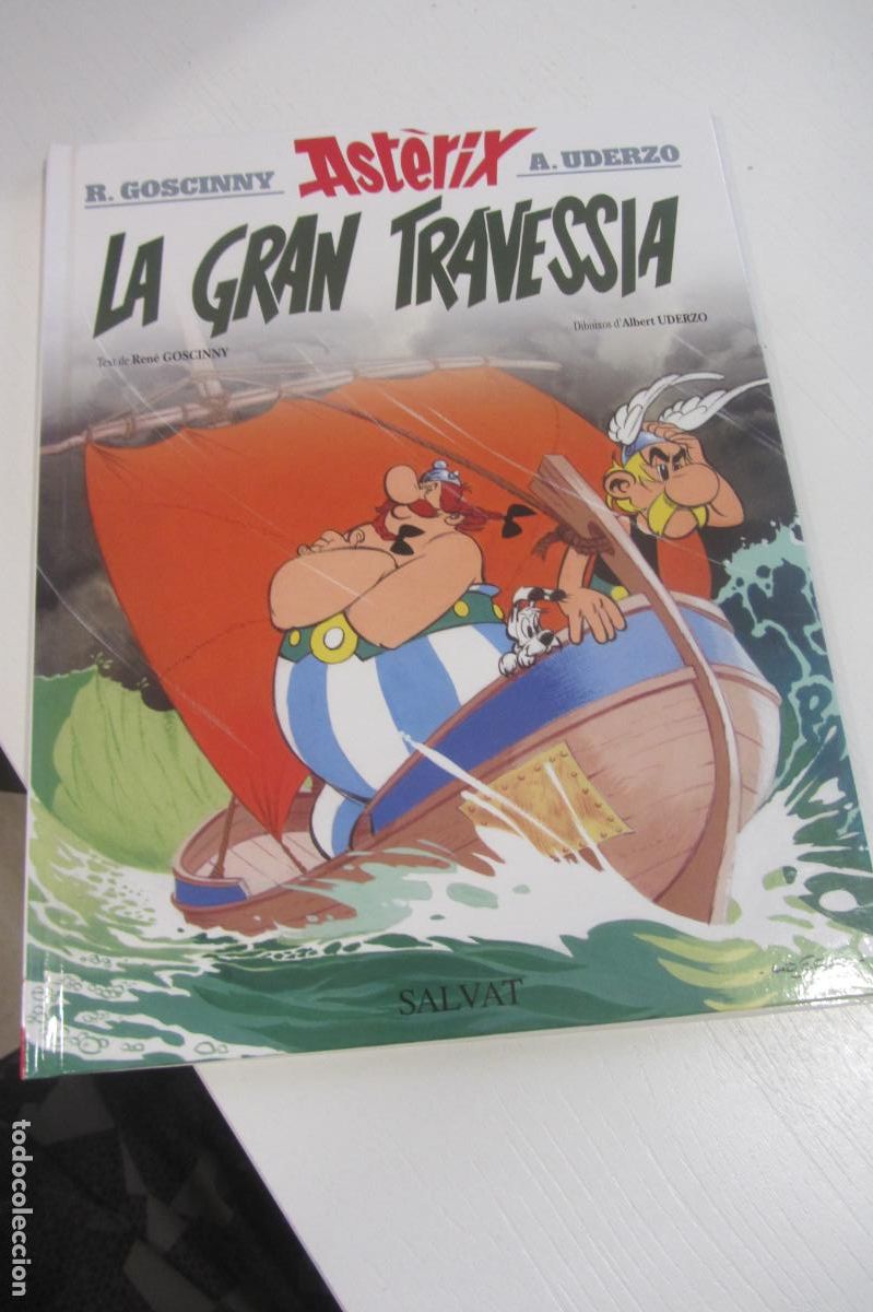 Tebeos: ASTERIX 22 LA GRAN TRAVESSIA TAPA DURA GOSCINNY UDERZO EN CATAL&Aacute;N SALVAT BUEN ESTADO ARX375