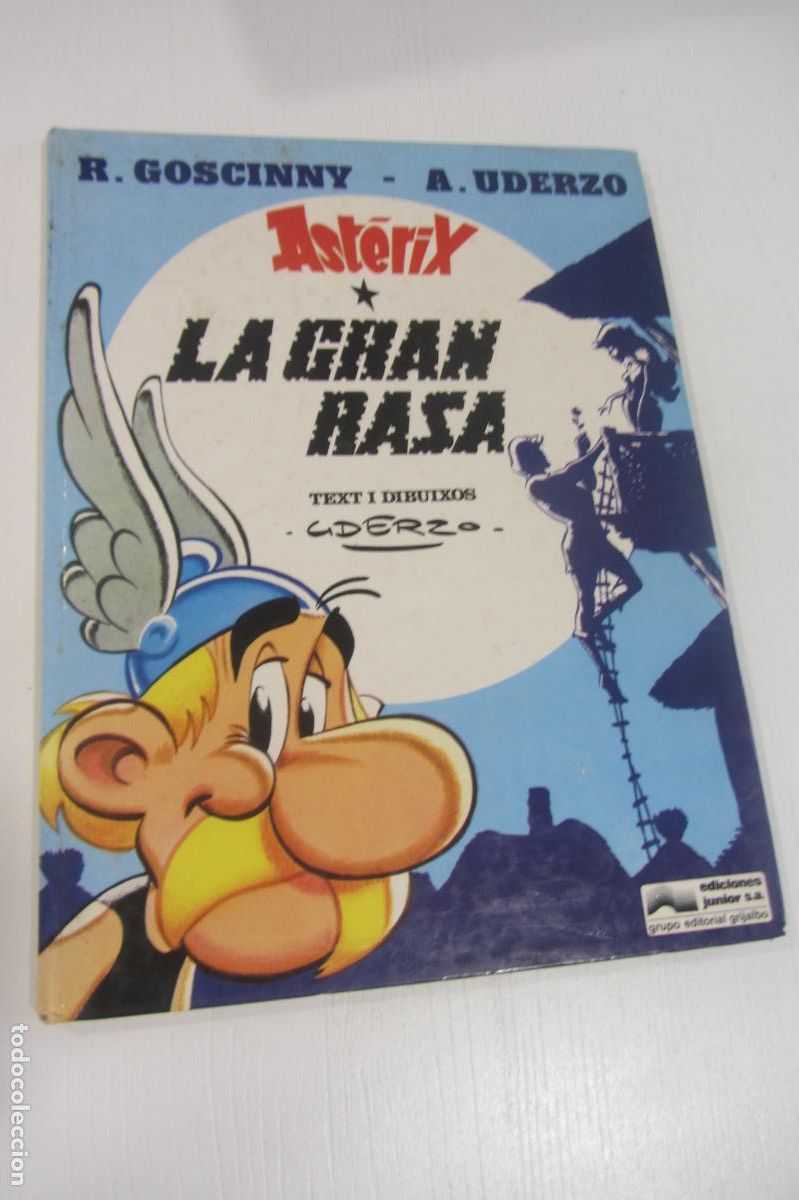 Tebeos: ASTERIX LA GRAN RASA TAPA DURA GOSCINNY UDERZO EN CATAL&Aacute;N GRIJALBO BUEN ESTADO ARX375