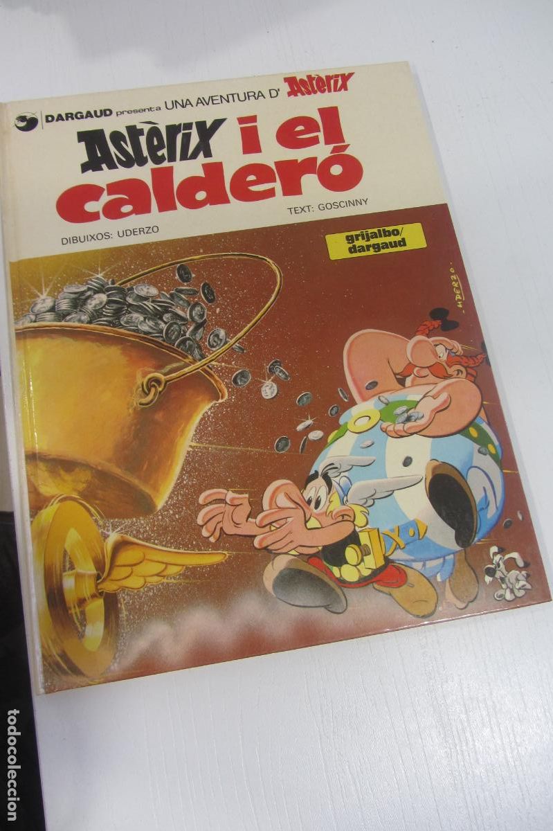 Tebeos: ASTERIX I EL CALDER&Oacute;. TAPA DURA GOSCINNY UDERZO EN CATAL&Agrave; GRIJALBO BUEN ESTADO ARX376