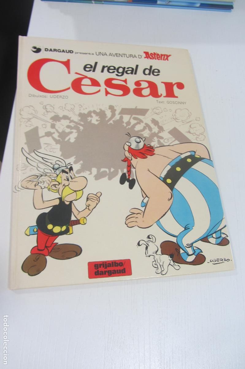 Tebeos: ASTERIX EL REGAL DE CESAR TAPA DURA GOSCINNY UDERZO EN CATAL&Agrave; GRIJALBO BUEN ESTADO ARX376