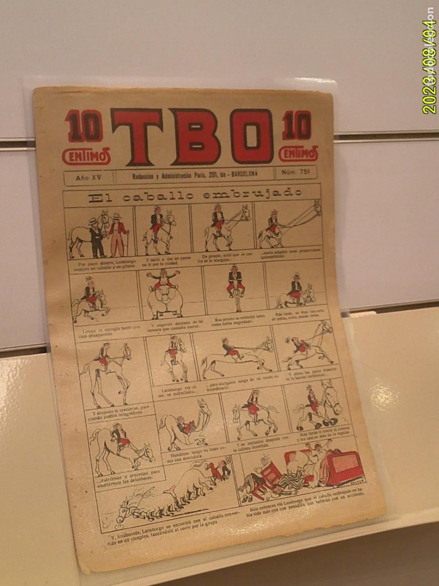 Tebeos: TBO N&ordm; 751 A&Ntilde;O XV 10 CENTIMOS - BUIGAS