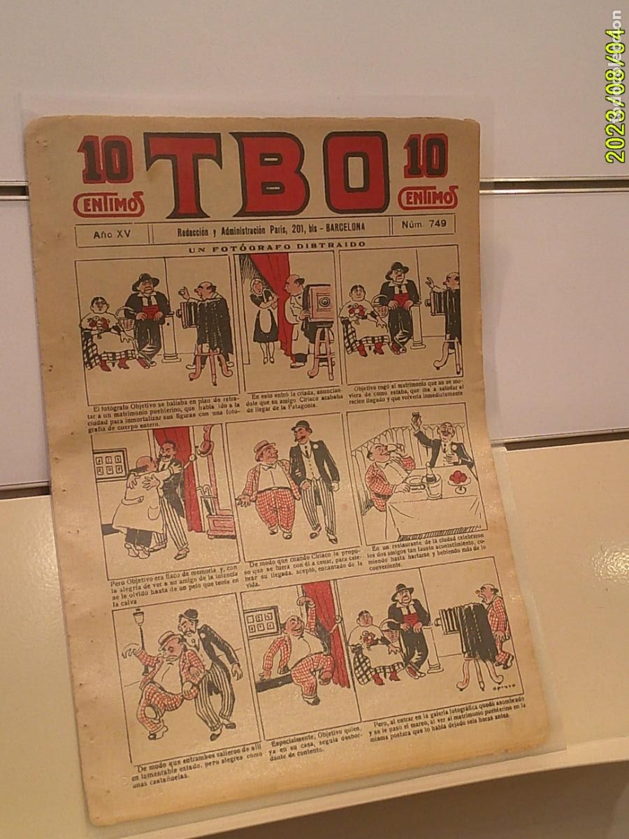 Tebeos: TBO N&ordm; 749 A&Ntilde;O XV 10 CENTIMOS - BUIGAS