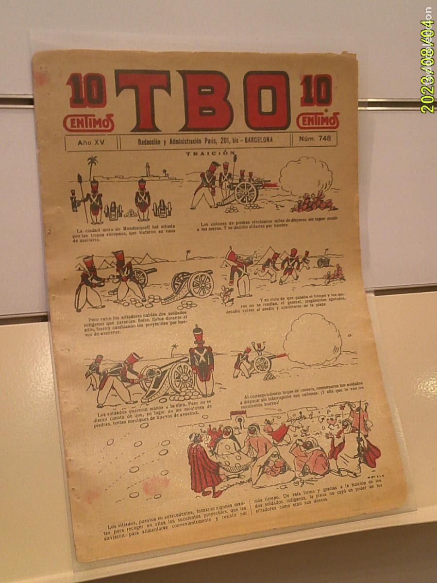 Tebeos: TBO N&ordm; 748 A&Ntilde;O XV 10 CENTIMOS - BUIGAS