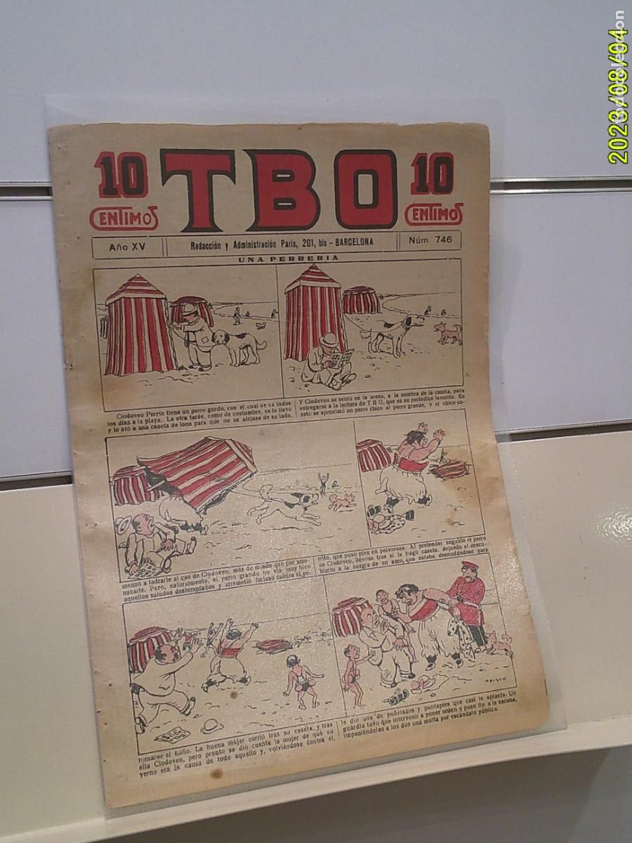 Tebeos: TBO N&ordm; 746 A&Ntilde;O XV 10 CENTIMOS - BUIGAS