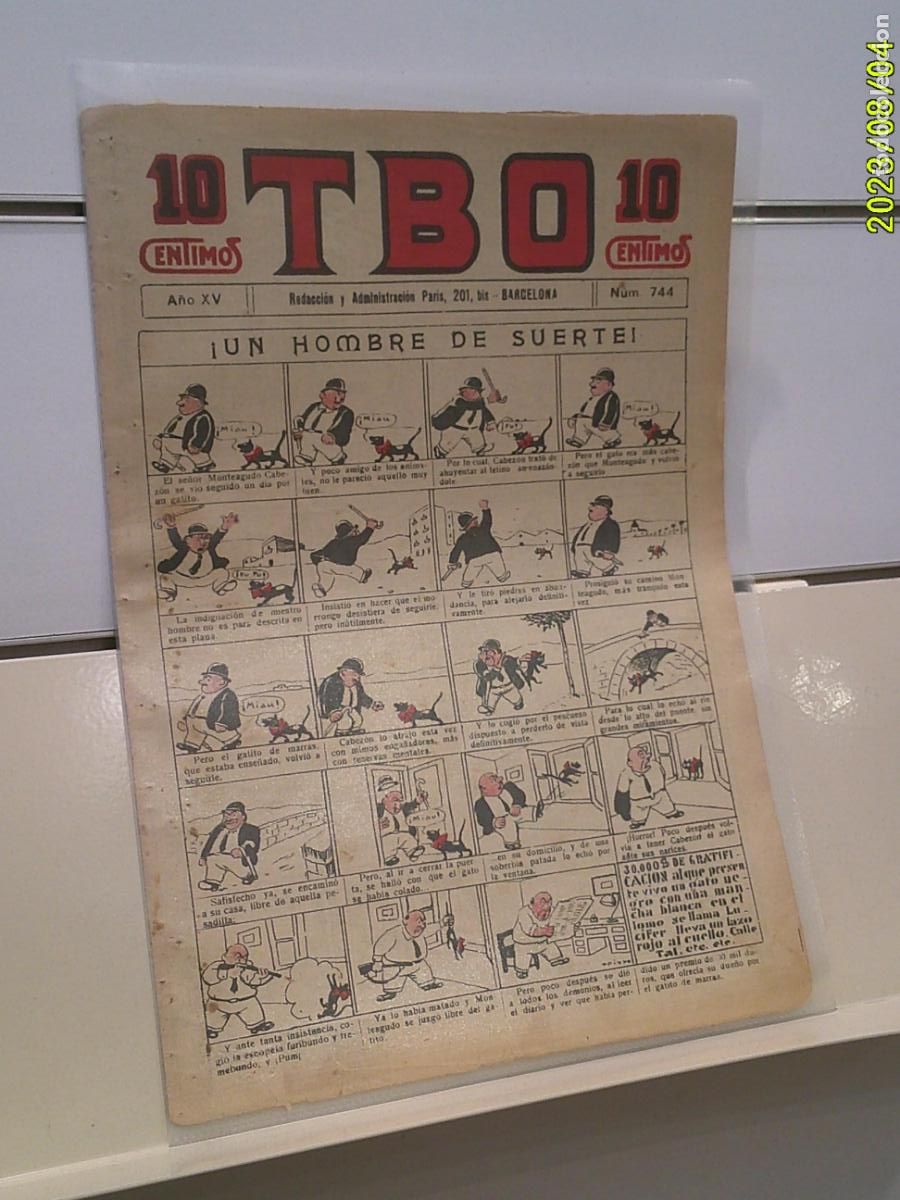 Tebeos: TBO N&ordm; 744 A&Ntilde;O XV 10 CENTIMOS - BUIGAS