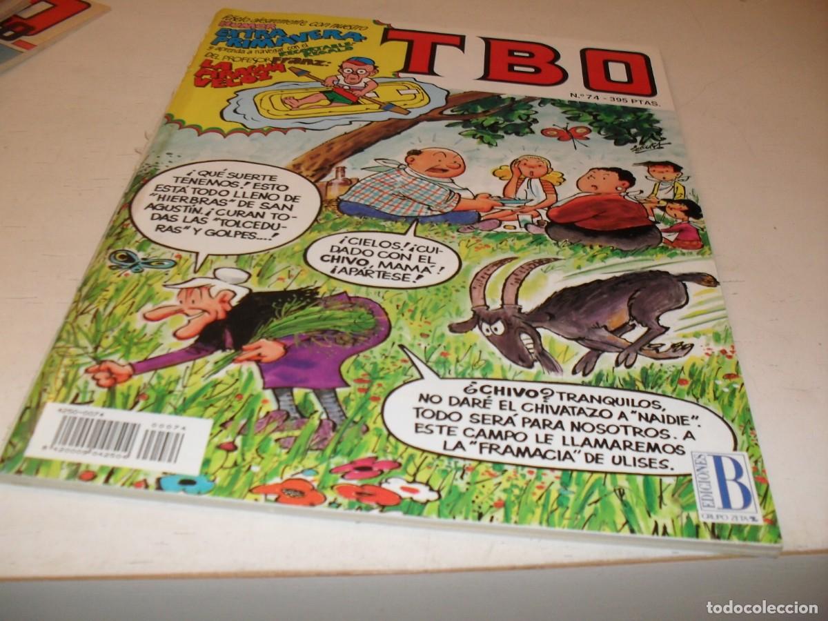 Tebeos: TBO N&ordm; 74,EXTRA DE PRIMAVERA,CON POSTER LOS INVENTOS DEL PROFESOR FRANZ.DE 105.EDICIONES B,1988.