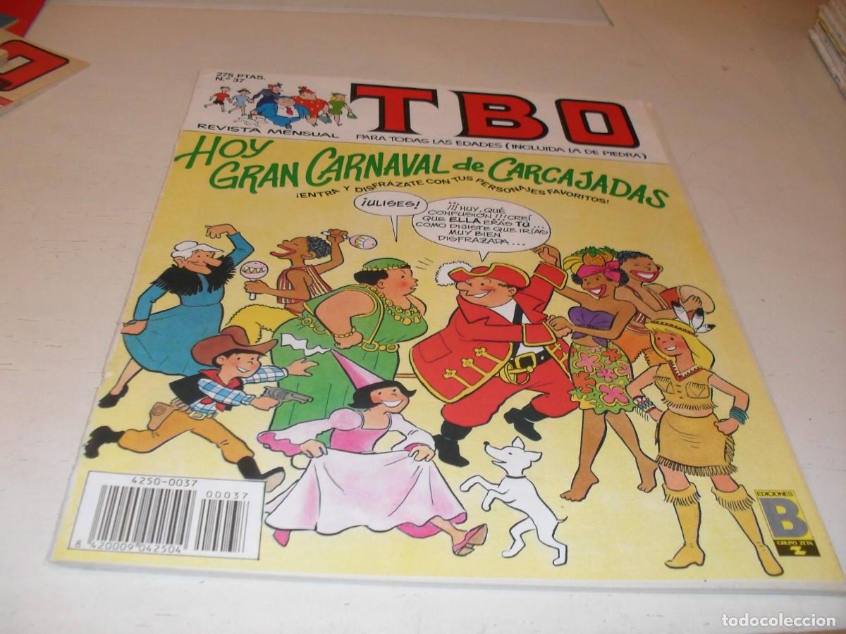 Tebeos: TBO N&ordm; 37,CON POSTER LOS GRANDES INVENTOS DEL TBO.DE 105.EDICIONES B,1988.