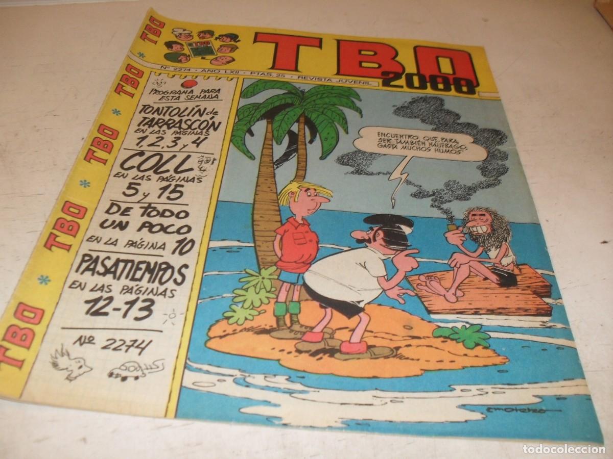 Tebeos: TBO N&ordm; 2274,CON AVENTURA DE TONTOLIN DE TARRASCON,DE MORENO,DE 2503.BUIGAS,1972