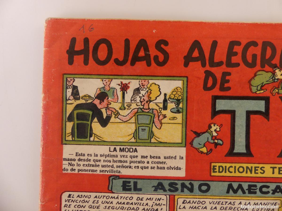 Tebeos: HOJAS ALEGRES DE TBO -- REF: 226 - Foto 2
