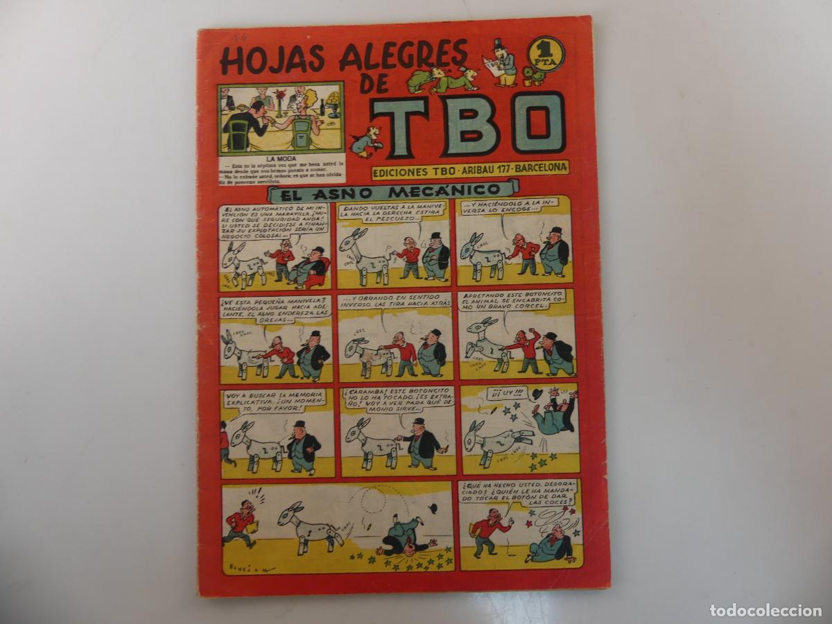 Tebeos: HOJAS ALEGRES DE TBO -- REF: 226 - Foto 1