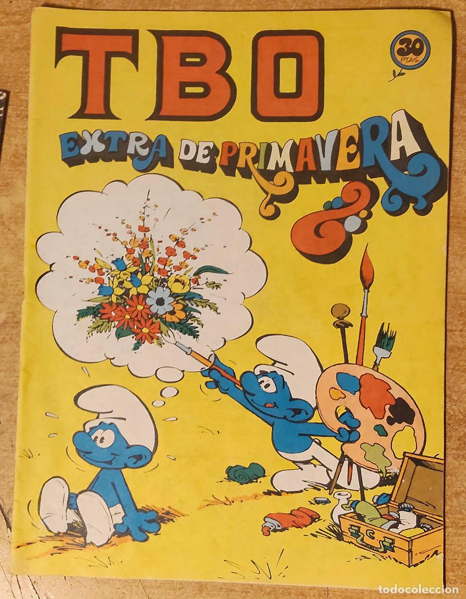 Tebeos: TBO - EXTRA DE PRIMAVERA (LOS PITUFOS / LOS TEBEITOS) - BUIGAS - 1975 (EXCELENTE ESTADO)
