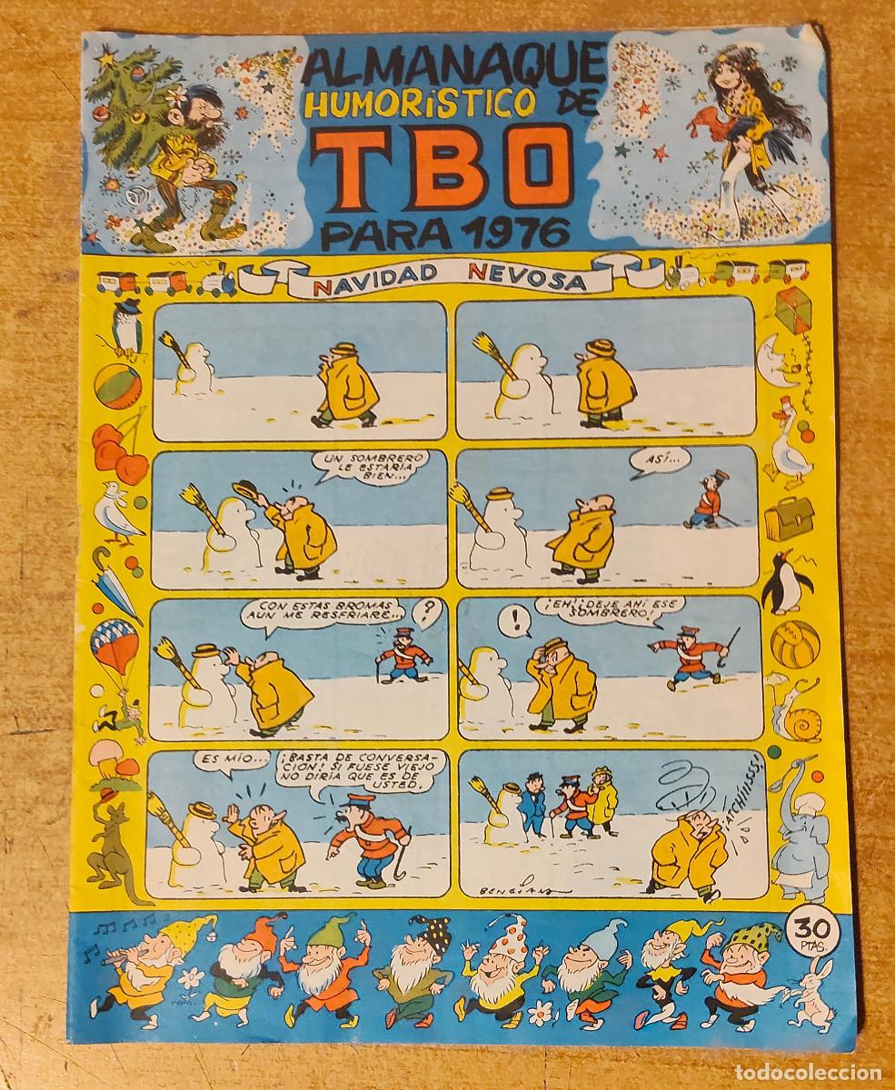 Tebeos: Publicaci&oacute;n Tebeo Almanaque Humor&iacute;stico A&ntilde;o 1976 Ediciones TBO