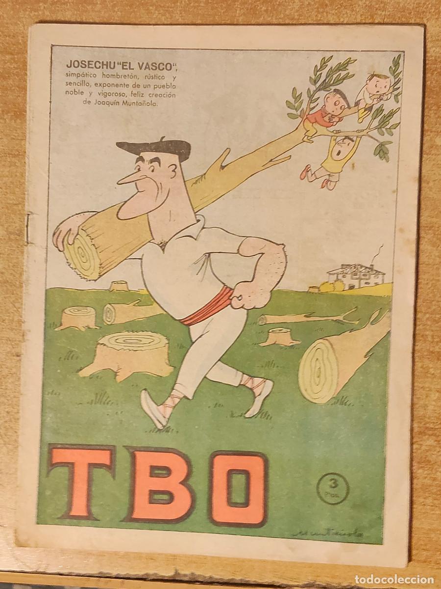 Tebeos: TBO N&ordm; 327 ORIGINAL &rdquo;JOSECHU EL VASCO&rdquo; MUNTA&Ntilde;OLA - 1964