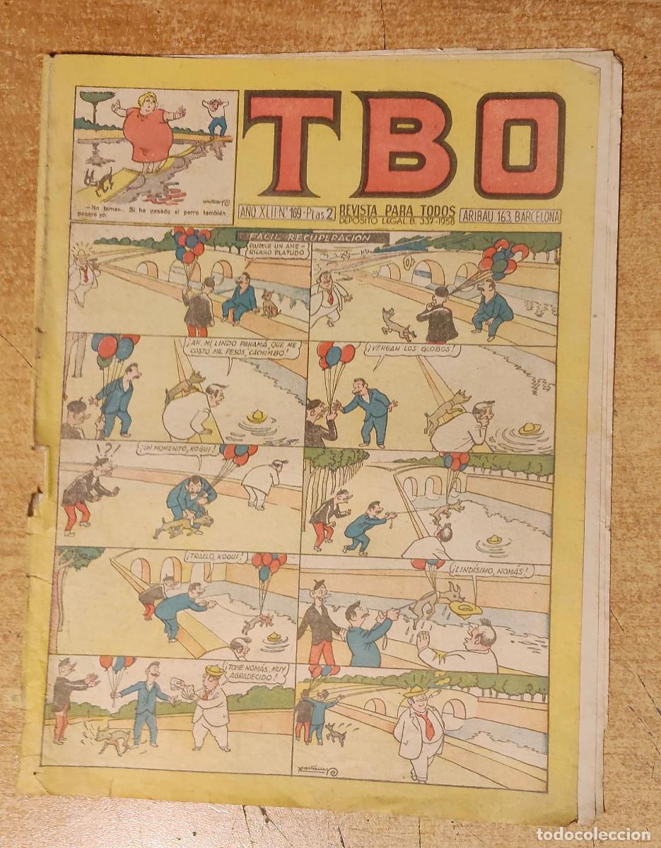Tebeos: revista de historietas espa&ntilde;ola TBO (en concreto, el A&ntilde;o XLII, N&ordm; 169