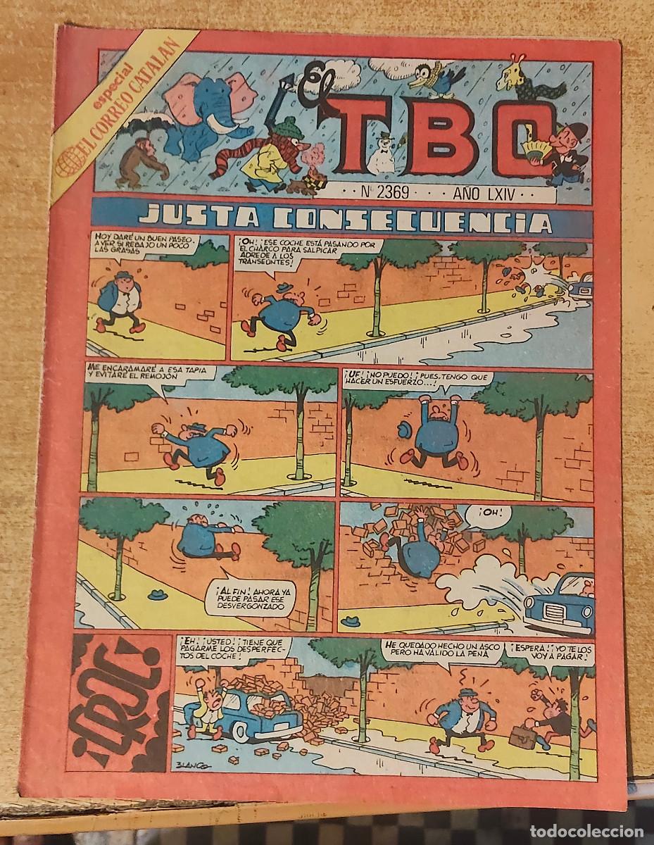Tebeos: TBO (n&uacute;mero 2369, a&ntilde;o LXIV), con el t&iacute;tulo de portada &laquo;Justa consecuencia&raquo;