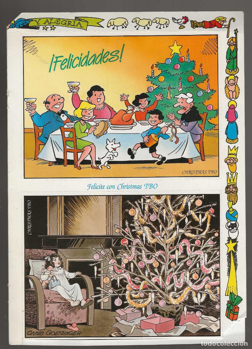 Tebeos: postales TBO -- estaban encartadas en el TBO n&ordm;11 -- almanaque 1989
