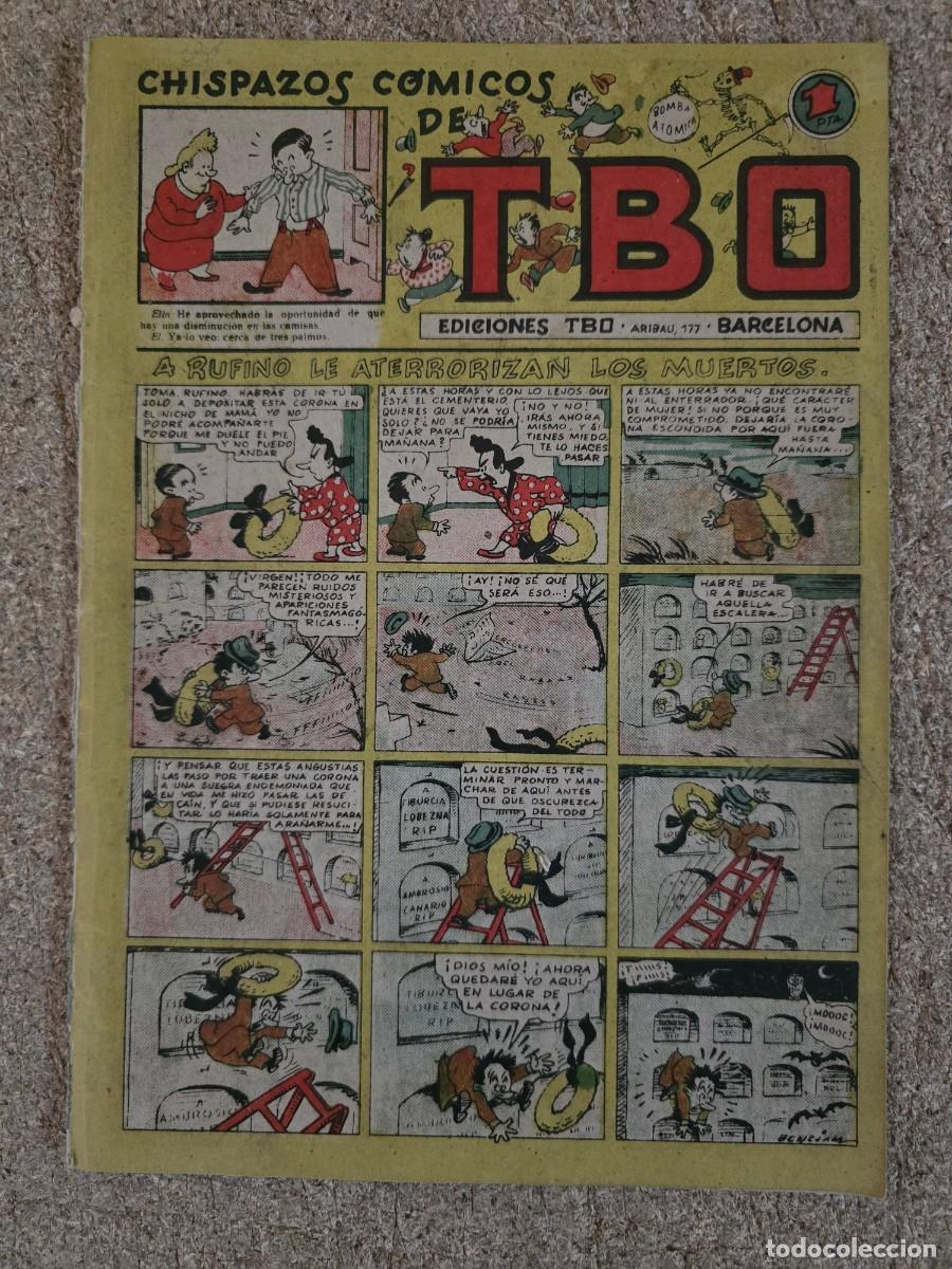 Tebeos: TBO.Sin numerar.A Rufino le aterrorizan los muertos (35)