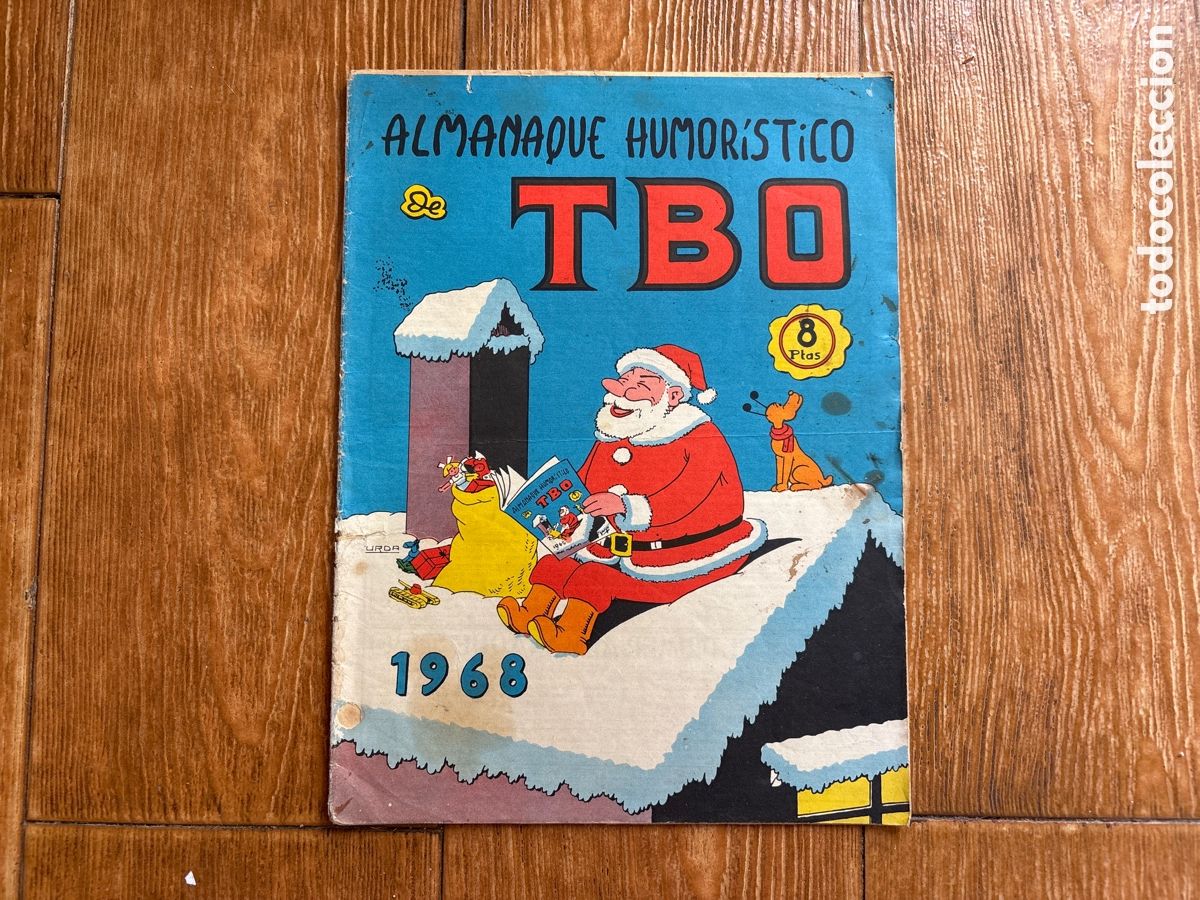 Tebeos: TBO ALMANAQUE HUMORISTICO PARA 1968 EDITORIAL BUIGAS CON BELEN RECORTABLE EN CONTRAPORTADA