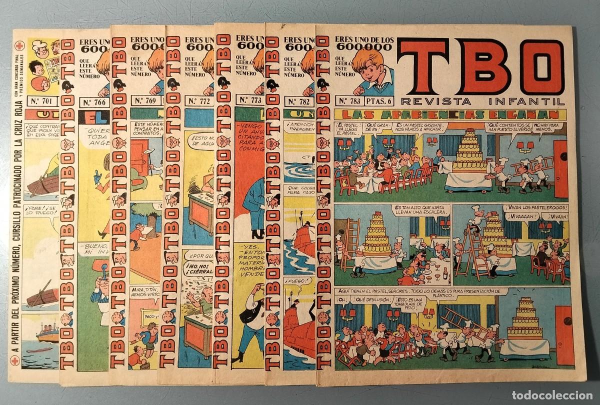 Tebeos: 7 Ejemplares TBO Revista infantil (A) A&ntilde;os 1971/72 - Ed. BUIGAS, ESTIVILL Y VI&Ntilde;A S.L. - BARCELONA