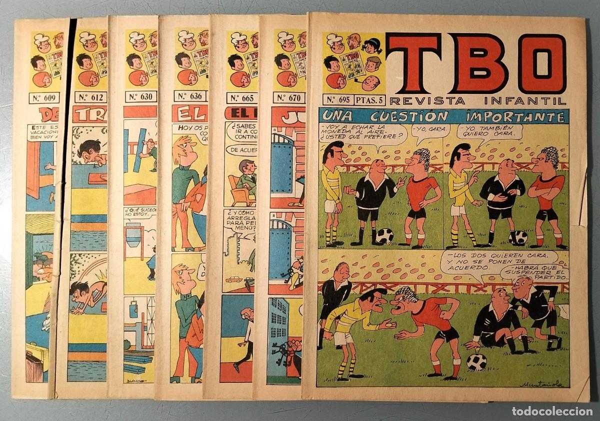 Tebeos: 7 Ejemplares TBO Revista infantil (B) A&ntilde;os 1969/71 - Ed. BUIGAS, ESTIVILL Y VI&Ntilde;A S.L. - BARCELONA