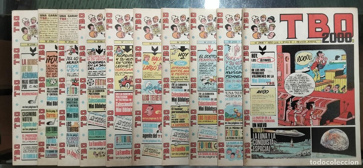 Tebeos: TBO 2000, 10 Ejemplares, Revista juvenil (E) - 1974 - Ed. BUIGAS, ESTIVILL Y VI&Ntilde;A S.L. - BARCELONA