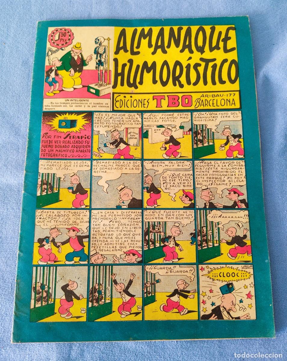 Tebeos: ANTIGUO TBO ALMANAQUE HUMORISTICO CALENDARIO 1951