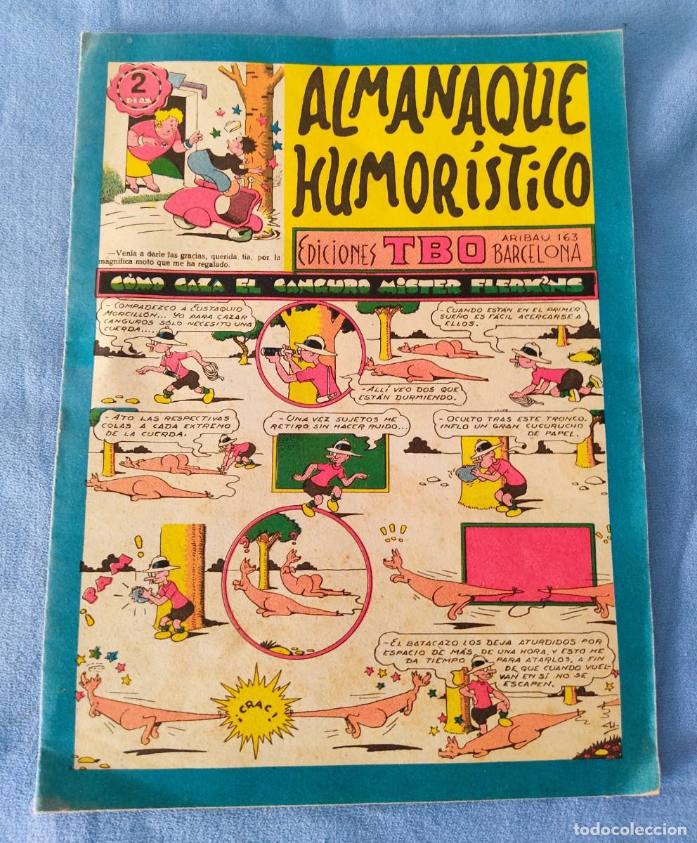 Tebeos: ANTIGUO TBO ALMANAQUE HUMORISTICO CALENDARIO 1956
