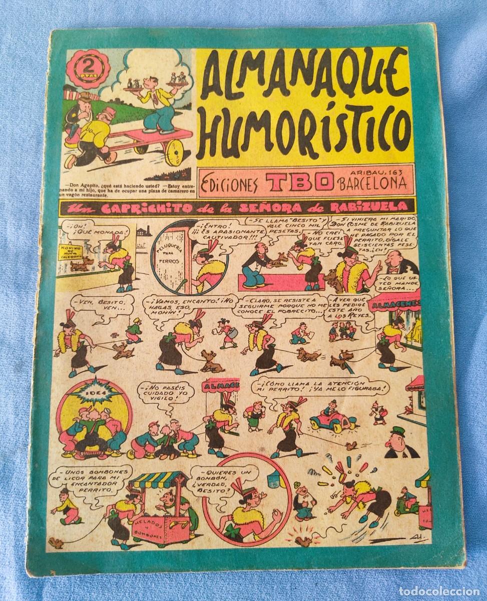 Tebeos: ANTIGUO TBO ALMANAQUE HUMORISTICO CALENDARIO 1955