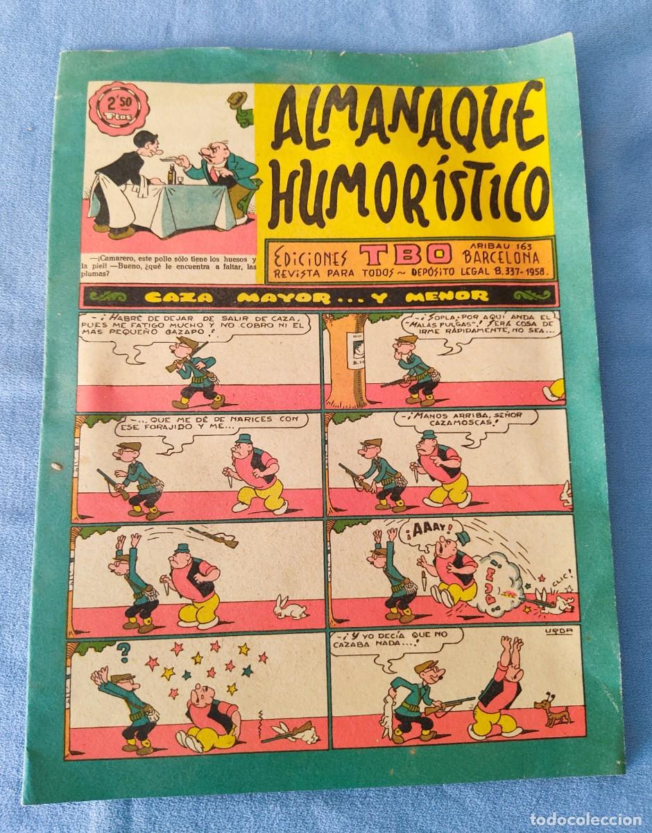 Tebeos: ANTIGUO TBO ALMANAQUE HUMORISTICO CALENDARIO 1961