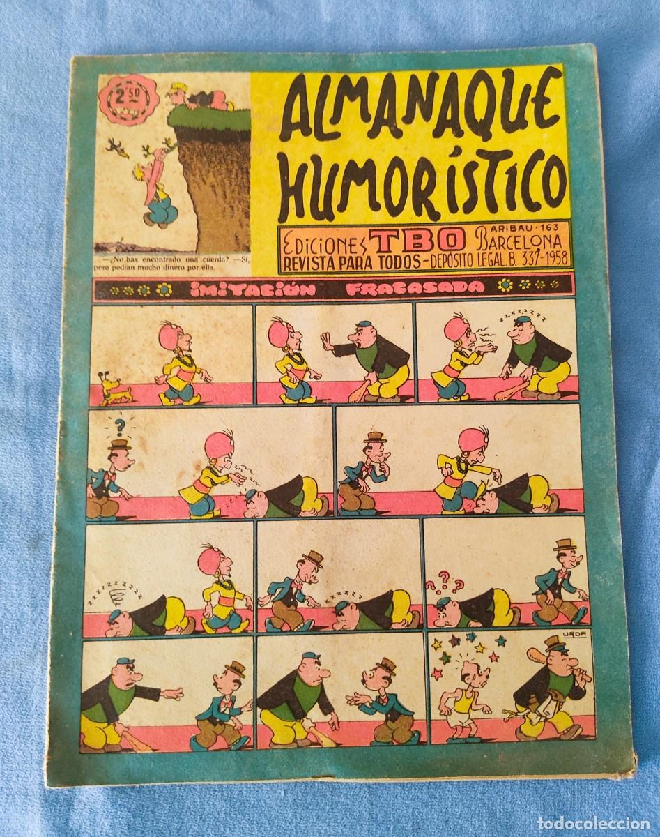 Tebeos: ANTIGUO TBO ALMANAQUE HUMORISTICO CALENDARIO 1959
