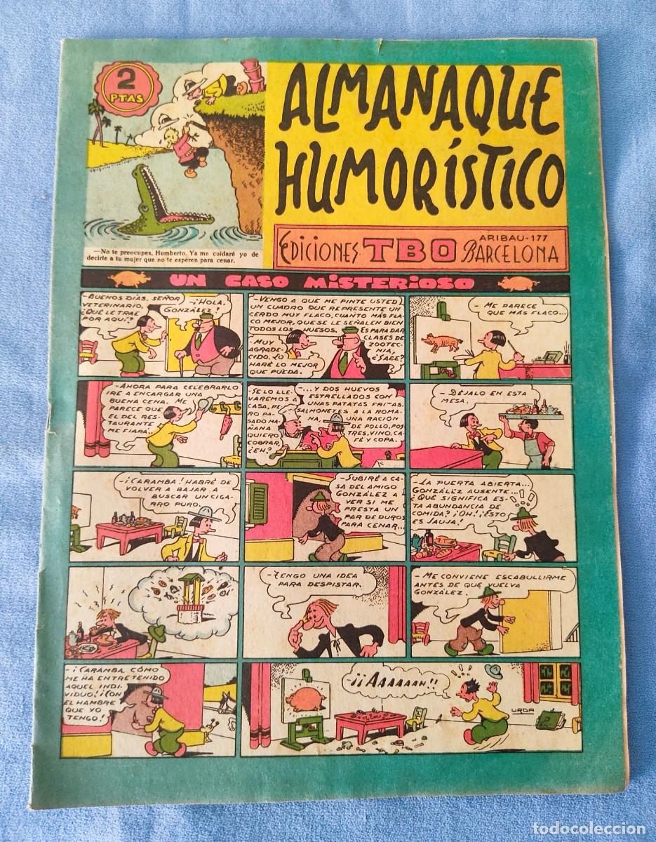 Tebeos: ANTIGUO TBO ALMANAQUE HUMORISTICO CALENDARIO 1953