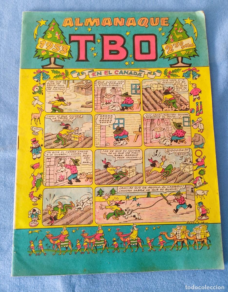 Tebeos: ANTIGUO TBO ALMANAQUE A&Ntilde;O 1953