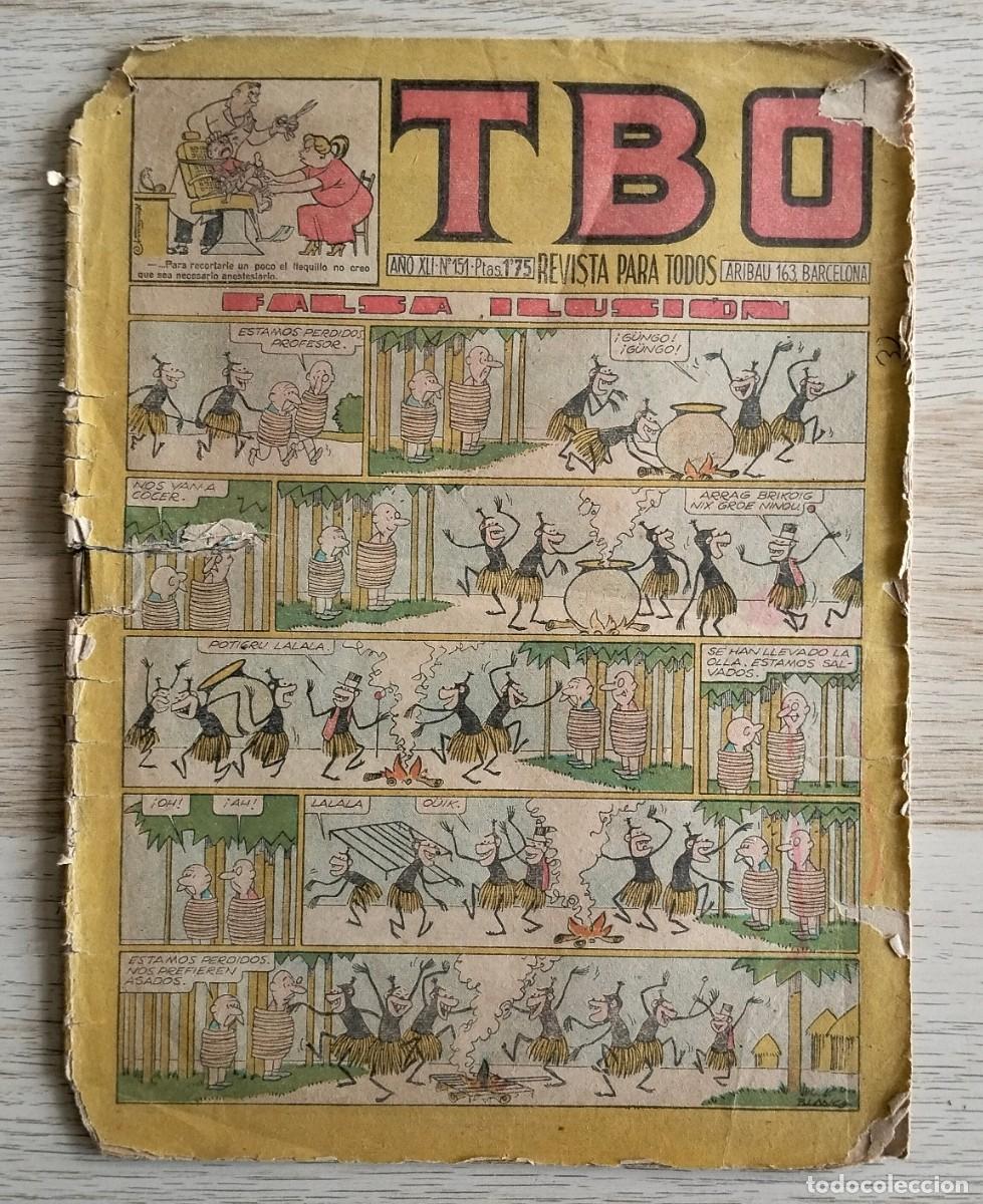 Tebeos: TBO, Revista para todos - A&Ntilde;O XLI - N&ordm; 151 - Deteriorado, ver fotos -