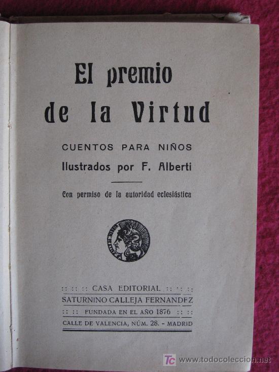 Tebeos: EL PREMIO DE LA VIRTUD - S. CALLEJA - MADRID - Foto 2