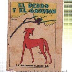 Tebeos: CUENTO DE CALLEJA. EL PERRO Y EL GORRION. SERIE V. TOMO 91. 7X5CM. 