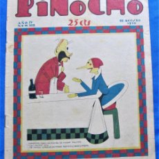 Tebeos: PINOCHO. AÑO IV NÚM. 182. 12 AGOSTO 1928. EDITORIAL CALLEJA. MADRID.