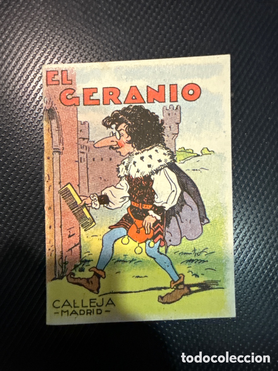 Tebeos: CUENTOS DE CALLEJA. El geranio (Juguetes Instructivos. Serie VII; 134).