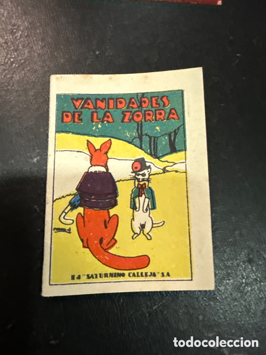 Tebeos: CUENTOS DE CALLEJA. Vanidades de la zorra (Joyas para ni&ntilde;os [Juguetes Instructivos]. Serie XI; 210)