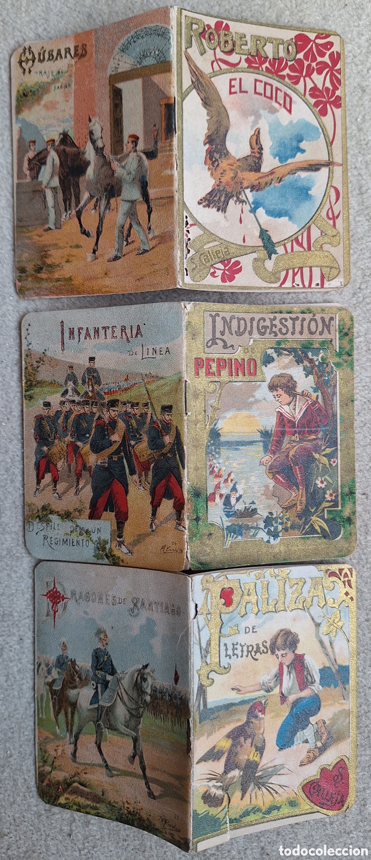 Tebeos: Lote 3 Cuentos De Calleja C. 1900 - Especial Tem&aacute;tica Militar