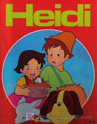 Tebeos: CUENTO EN TAPA DURA DE HEIDI CON RECORTABLES EN SU INTERIOR - Foto 1