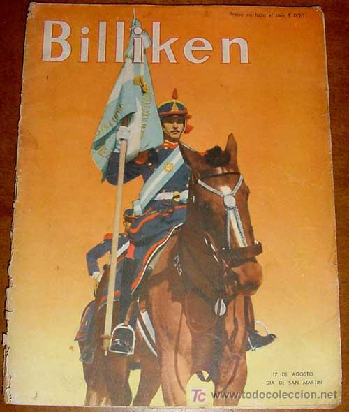 Tebeos: ANTIGUO REVISTA BILLIKEN - ARGENTINA A&Ntilde;O 1945 - N&ordm; 1343 - PUBLICIDAD DE LA EPOCA PARA NI&Ntilde;OS - CONSTI