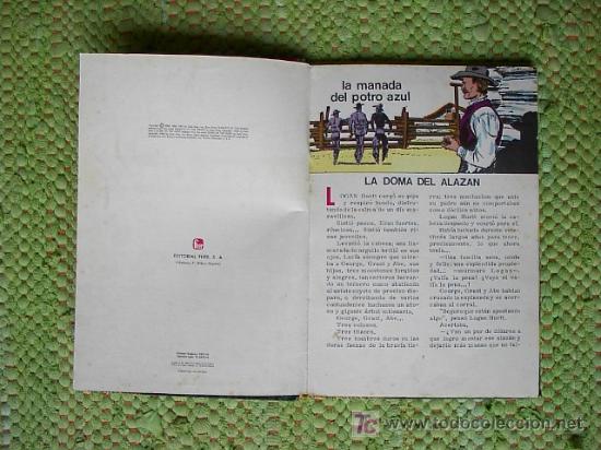 Tebeos: ZANE GREY, LA MANADA DEL POTRO AZUL, EDITORIAL FHER, 1968 - Foto 2