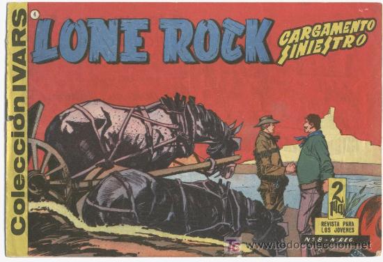 Tebeos: LONE ROCK ORIGINAL N&ordm; 4 IVARS, ESCELENTE ESTADO - Foto 1