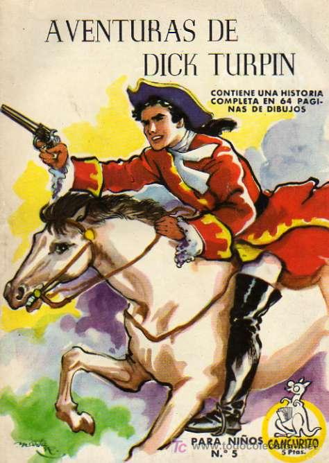 Tebeos: COLECCION CANGURITO N&ordm; 5 AVENTURAS DE DICK TURPIN - Foto 1