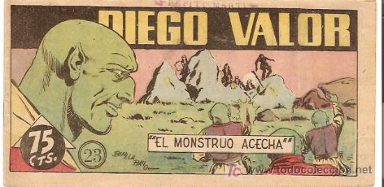 Tebeos: DIEGO VALOR N&ordm; 23. ORIGINAL - Foto 1